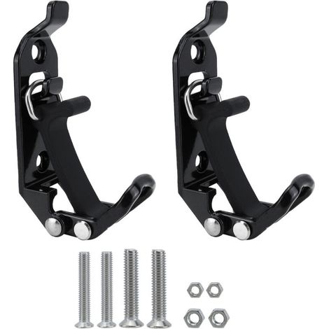 2 pièces – Support de pelle pour barres de toit, fixation universelle pour camion et voiture, avec vis et écrous inclus, compatible avec les barres transversales standard (1/5)