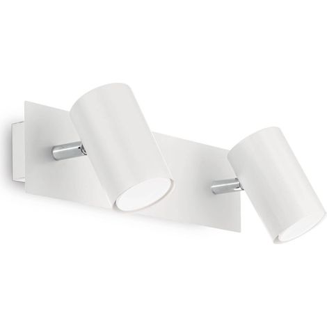 Ideal Lux Spot - Applique murale à 2 lumières, blanc