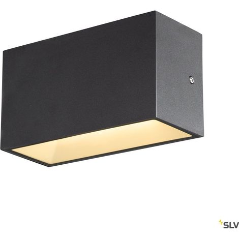 Applique extérieure up/down SITRA M gris LED 14W CCT IP65 bord mer - SLV - 1005151
