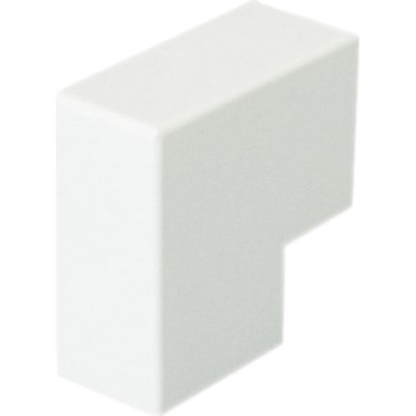 angle plat - 40 x 17 - blanc - iboco 00425