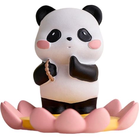 Panda-Handyhalter – Einzigartige Tierdekoration für Büro und Zuhause, 7,6 x 8,2 x 9 cm