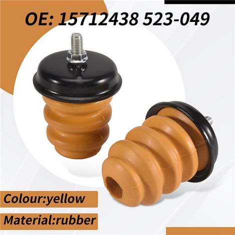 colors: see photo. Materials: metal and rubber. Rear suspension bump stop. Rear axle fuse. (1/5)