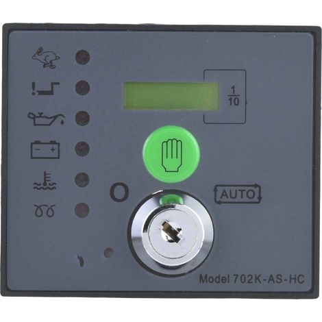 Panneau de commande LCD du module de commande du générateur à démarrage manuel électronique DSE702AS (1/5)