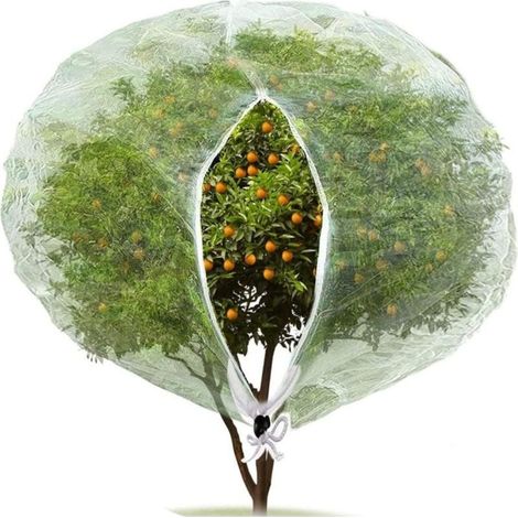 Filet de protection contre les insectes et les oiseaux avec fermeture éclair, filet anti-insectes de jardin pour protéger les plantes, les fruits et les fleurs contre les insectes mange (1/5)