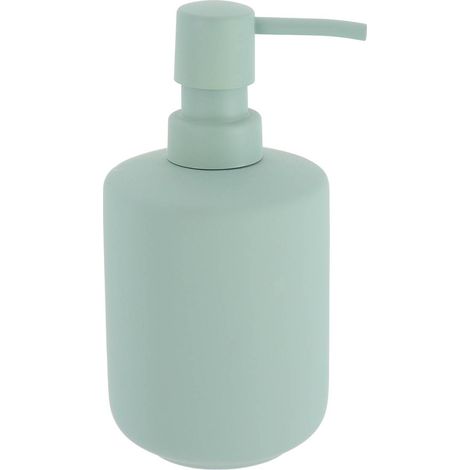 Dispenser di sapone gres effetto gomma 400 ml - verde eucalipto - Tendance (1/2)