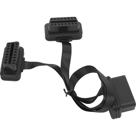 aqxreight Câble d'extension Plat à 16 Pin à 2 Outil de Diagnostic de Voiture Universel de Voitures Automobiles Universels. (1/5)