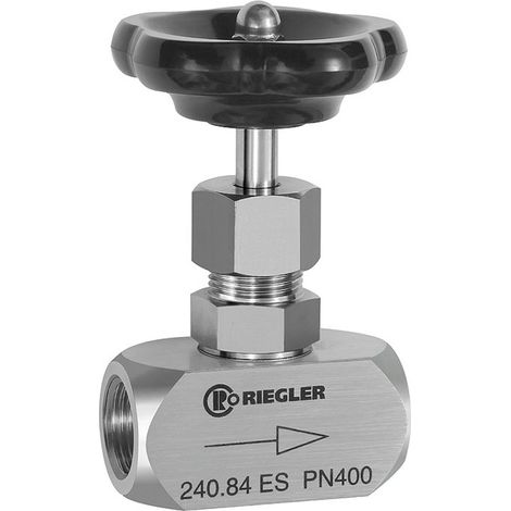 Riegler Nadelventil, Edelstahl 1.4571, G 1/8, DN 4, PN max. 400 bar (1/3)