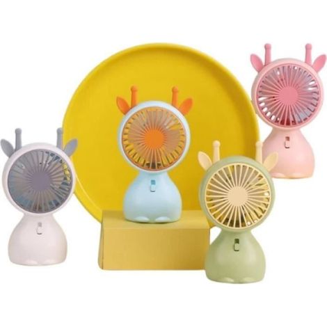 Veilleuse - Ventilateur USB Portable - Pour Dortoir Étudiant - 5 V - 2 W - Vert