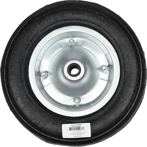 Roue de brouette - Pneu semi-plein - Ø 335 x 75 mm - Alésage de 20 mm - Robuste et fiable (1/5)