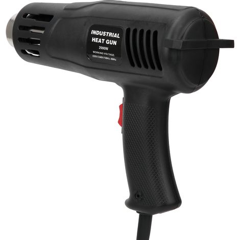 Kit pistolet à air chaud portable avec 5 buses, J12, 2000 W, prise européenne, 250 V (1/5)