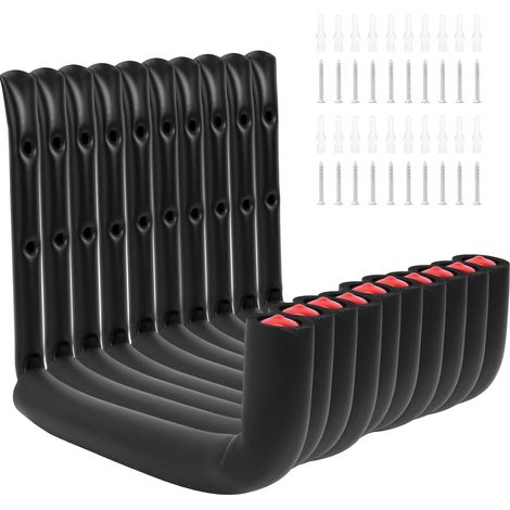 Lot de 6 Crochets Rangement Acier et EVA pour Échelle de Garage Supports Robustes pour Vélo Tuyau Crochets Muraux Polyvalents jardin (1/5)