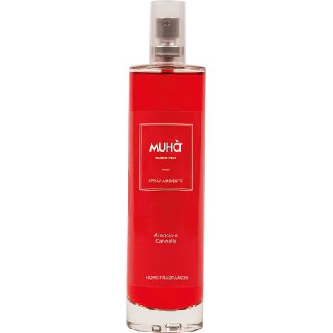 Muhà Spray Profumatore Diffusore Arancio e Cannella 100 Ml