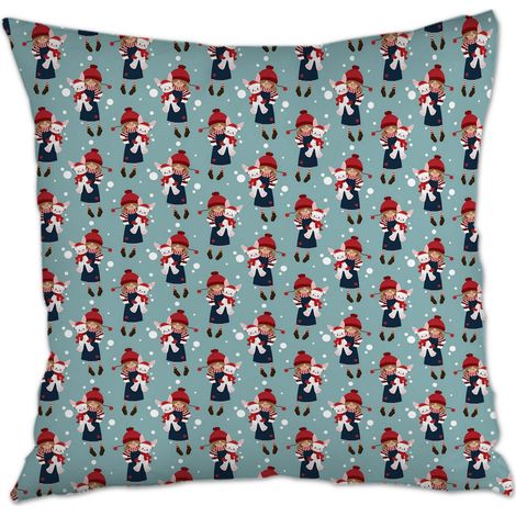 Housse de coussin décorative doux et respirant pour décoration de maison et de chambre à coucher de la saint-valentin (1/5)