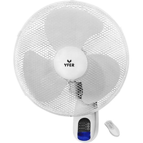 Ventilatore da parete da 40 cm e 55 W con telecomando e 3 velocità - CE FANS
