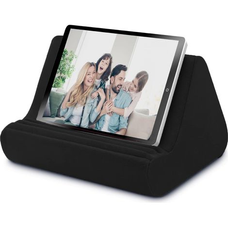 Support Pour Tablette - Oreiller Réglable 3 Angles - Support pour Lit Canapé Bureau - Compatible Tous Modèles - 29 x 25 x 18,5 cm - 1 Pièce (1/5)