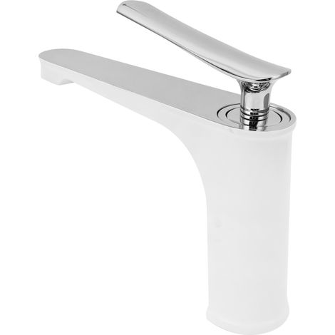 Robinet de lavabo monotrou en cuivre, à encastrer sous le lavabo, avec eau chaude et froide. Robinet de lavabo noir G9/16 (1/5)