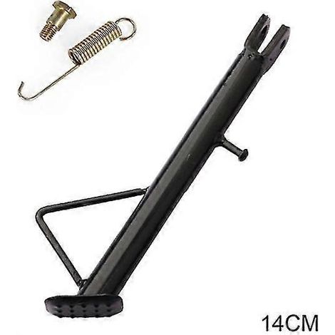 Universeller, verstellbarer Motorrad-Seitenständer, Parkfußstütze, Dreibeinhalterung für Roller, Elektroroller, Dirtbikes und Pitbikes – 14 cm