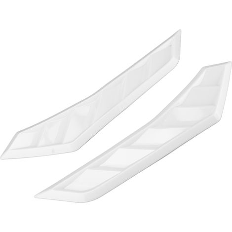 Autocollant universel pour capot moteur, panneau d'admission d'air, accessoire décoratif extérieur pour voiture (blanc) (1/5)