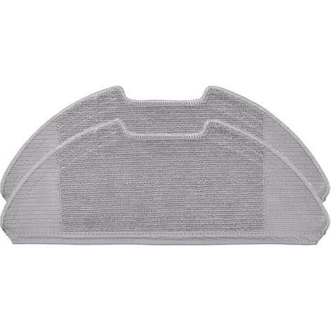 Dos almohadillas de repuesto lavables y reutilizables para mopa, compatibles con los accesorios del robot aspirador Xiaomi Mijia 1C, 2C y 1T. (1/4)
