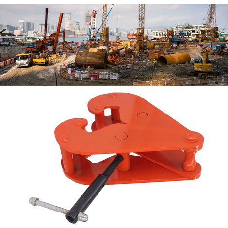 Pince de serrage verticale 3T 80-320 mm pour poutre, pince pour rail, pince de levage robuste pour poutre en acier (1/5)