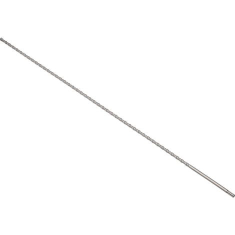 KOTARBAU® Kotarbau® Foret Beton Sds Plus 10x1000mm - Meche Beton - Pointe en Carbure Foret Béton - Foret Perforateur - Foret Hélicoïdal Pour Pierre Kvs - en Acier 40Cr - Argent (1/5)