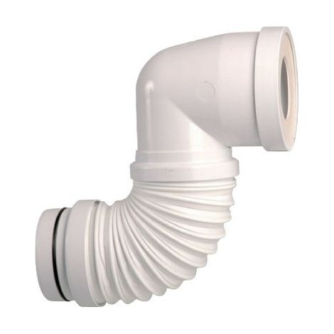 Flexible dehnbare Pfeife 31 bis 58cm abgewinkelt
