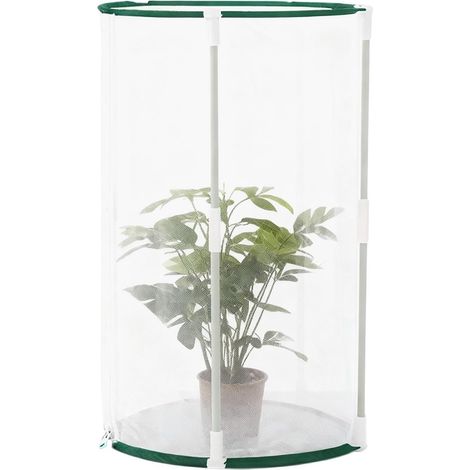 Toile de protection pour plantes - Maille Oxford 30 x 30 x 58 cm Tente de protection en filet pour plantes de jardin Écran de protection pour oiseaux, arbustes, arbres fruitiers, terrasse, pelouse, (1/5)