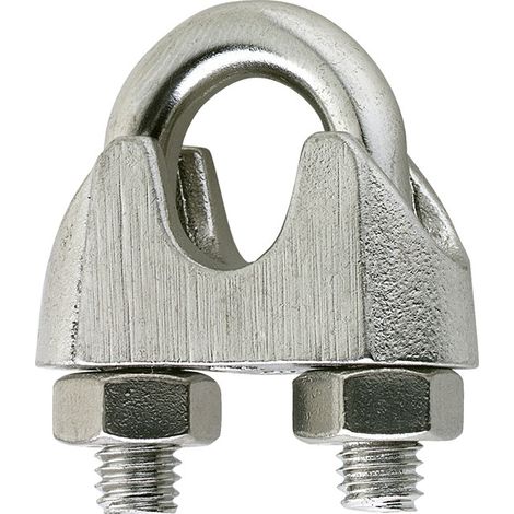 Morsetto per cavi in acciaio (acciaio inossidabile) 19 mm granito