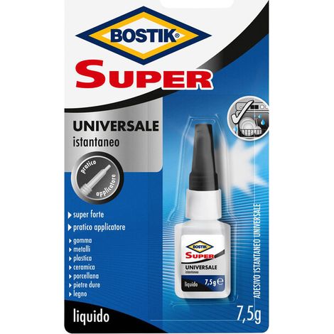 BOSTIK SUPER UNIVERSALE ISTANTANEO 7,5 G BLISTER Q.TA 12