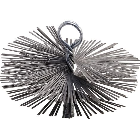 Hérisson acier rond  Embout acier fileté  Ramonage conduits non gainés - Ø 250 mm - Hérisson acier