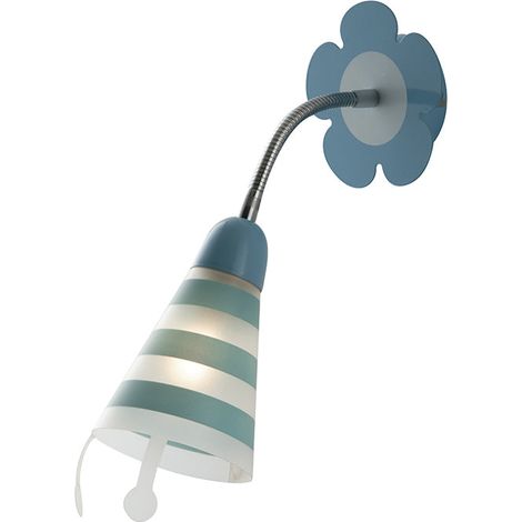 "Applique per bambini FATINA in metallo blu (1xE14)" (1/2)