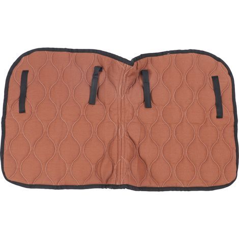 Breathable and comfortable horse saddle pad made of professional fabric, ideal for riding, show jumping, and training. Available in coffee and black. (1/5)