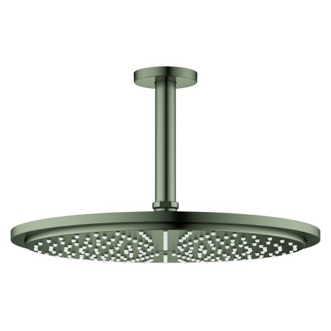 GROHE Kopfbrauseset Rainshower Cosmopolitan 310 100739, 1 Strahlart, Metall-Kopfbrause (27 478), Deckenauslass 142 mm, Maximaler Durchfluss (bei 3 bar): 8 l/min, satin graphite