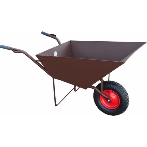 AWTOOLS TACZKA BUDOWLANA 110L/2,0mm BRĄZ DUŻA