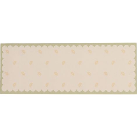 Ortviai Tapis de cuisine en cuir synthétique imperméable et antidérapant pour machine à café, micro-ondes ou plan de travail – 30 x 120 cm (1/5)