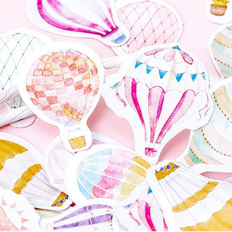 Aufkleber für Momo-Boxen, Beichtballons, Deko-Aufkleber für Notizbücher und Fotoalben im japanischen Stil, Verschlussaufkleber, DIY-Aufkleber, 46 Stück (1/4)