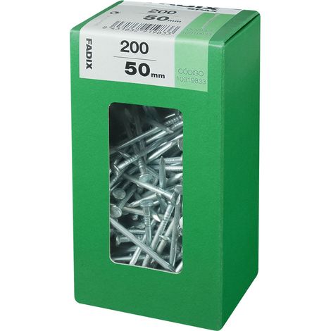 CAJA L 200 unid. CLAVO CP ACERO 2,7x50mm FADIX (1/2)