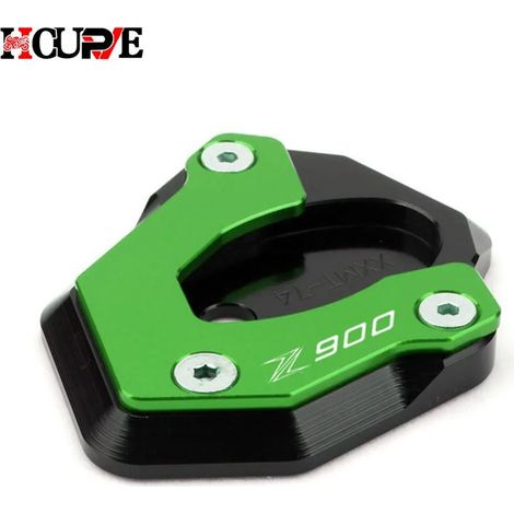 (Z900 Vert) Béquille latérale CNC pour moto, compatible avec KAWASAKI Z650, Z900, Z900RS et Z 650 900 (2017-2023), maxpower (1/4)