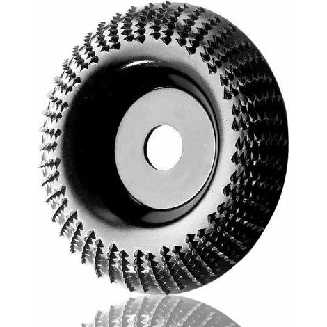 Disque Bois Meuleuse 115 mm,Disque Meuleuse Bois pour le Meulage Grossier des Matériaux, Disque Sculpture Bois Adapté pour 115 mm-125 mmMeuleuse D'angle (1/4)