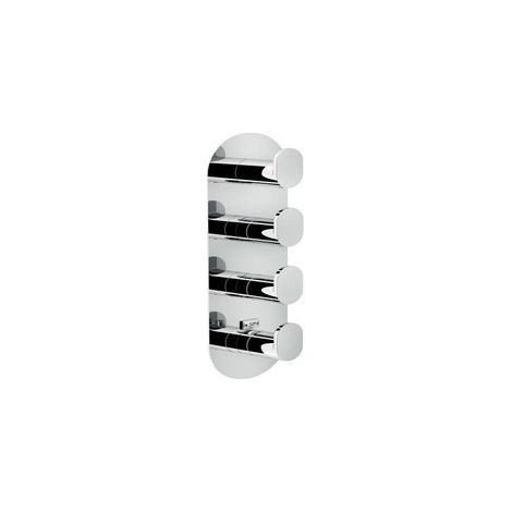 Parte esterna termostatico incasso a 3 vie per doccia. Nobili serie YOYO UP94103CR Cromato - Ottone