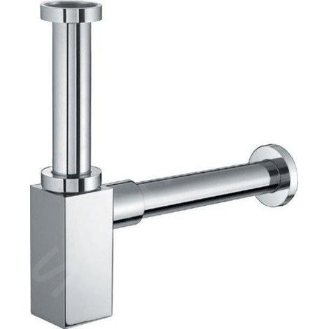Bonde de lavabo 5/4" dia. 32mm, carrée, chromée (1/2)