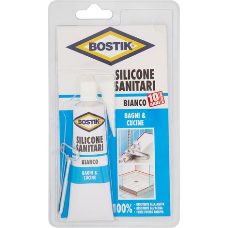 Bostik Silicone Sigillante per Sanitari - Bianco 60ml
