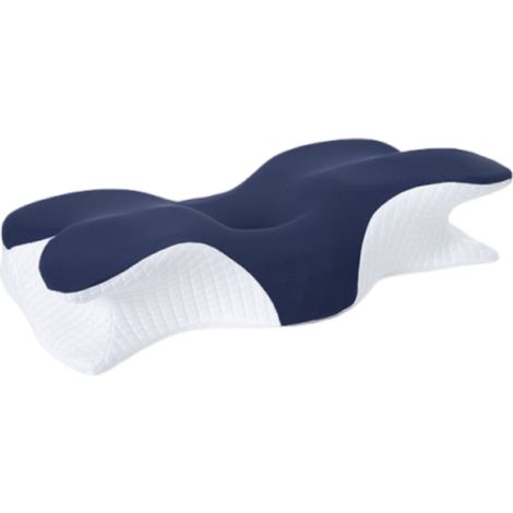 Ergonomisches Memory-Schaum-Kissen mit langsamer Rückstellkraft, Nackenstützkissen, Schmetterlingskissen für Seitenschläfer