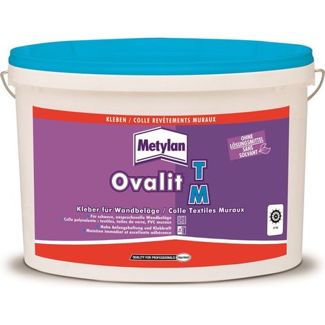 Colle textiles muraux Ovalit TM Conditionnement: 10KG
