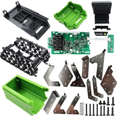 Boîtier de circuit imprimé en plastique pour 20 batteries 18650 pour tondeuse à gazon Greenworks 40V (1/5)