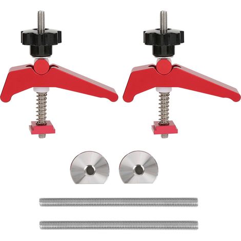 2Plaques de support de chute en alliage d'aluminium 6061, outil de fixation pour menuiserie et imposition (1/5)