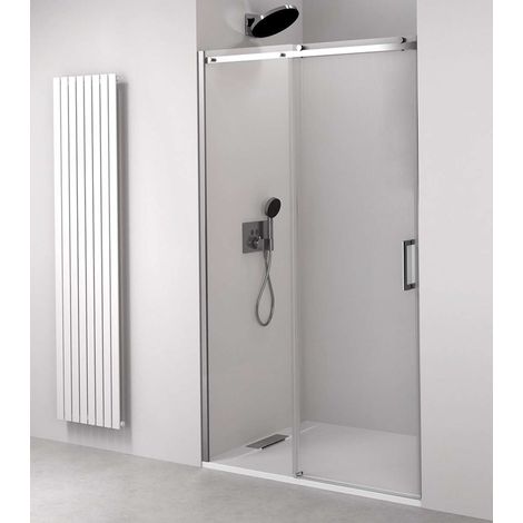 Polysan Thron - Mampara de ducha Round 100 x 200 cm, Antidrop, cristal transparente/cromo TL5010-5005 (1/5)