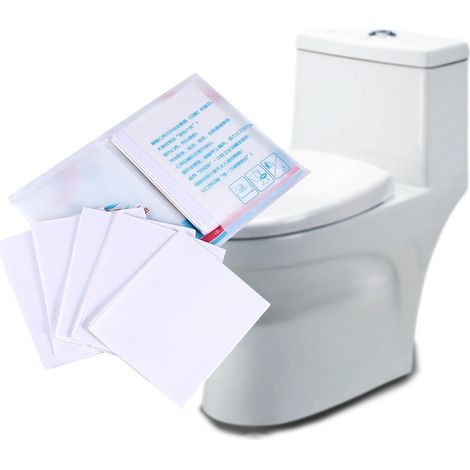 Lot de 50 protège-sièges de toilette jetables et pratiques pour les voyages, 100 % imperméables. (1/5)