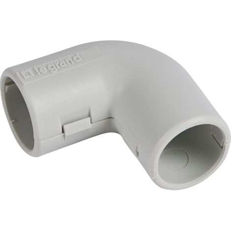 Coude équerre 90° IP40 Ø20mm gris RAL7035 LEGRAND 651612 (1/2)