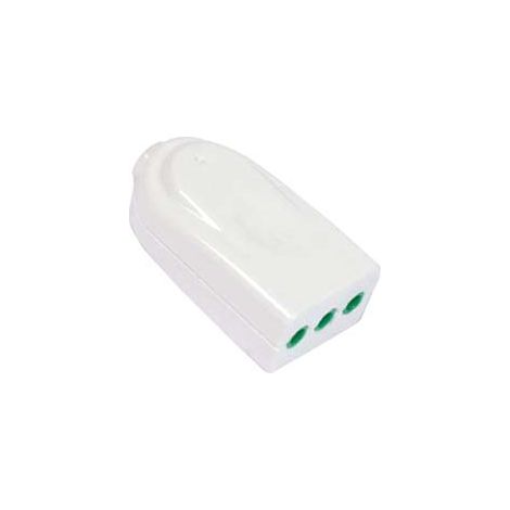 PRESA DRITTA 2 POLI + TERRA 10A BIANCA LINEA GARANTI- - bianca 82560-E - 10 pezzi FANTON